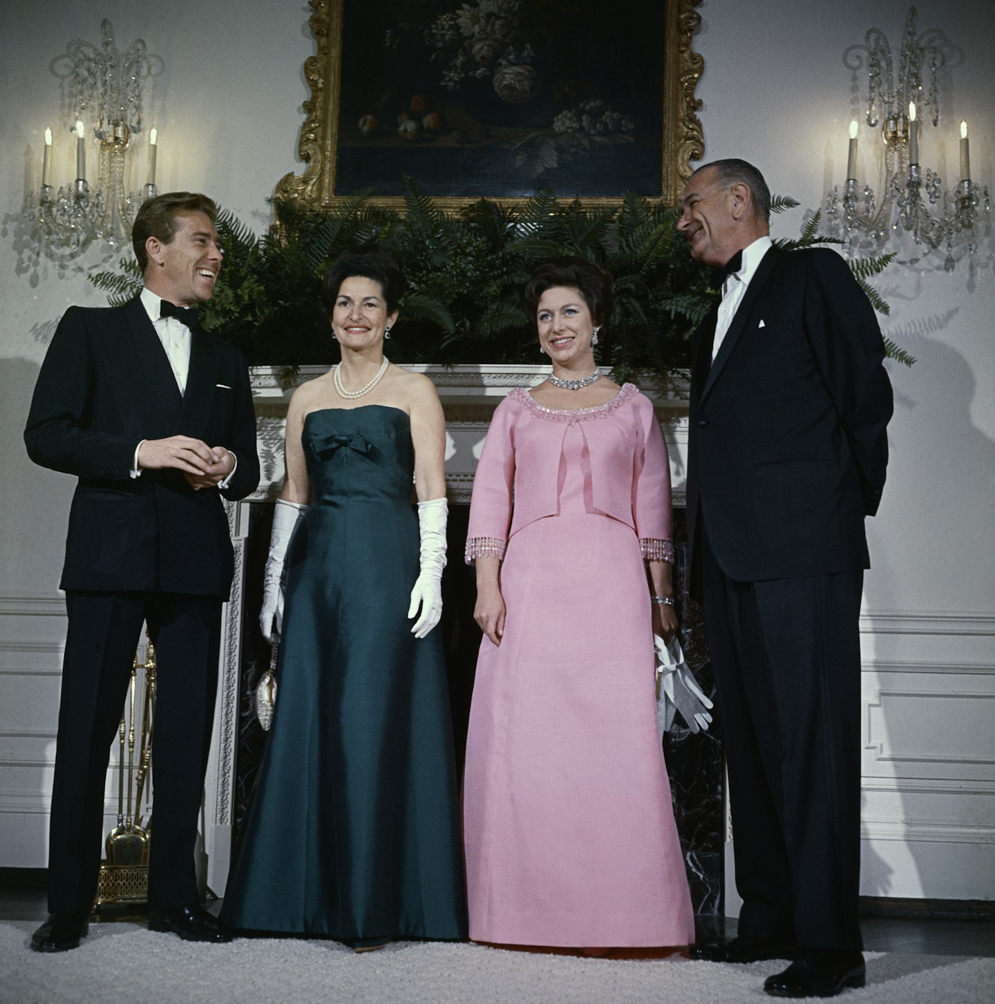 Princess Margaret an Lyndon B Johnson