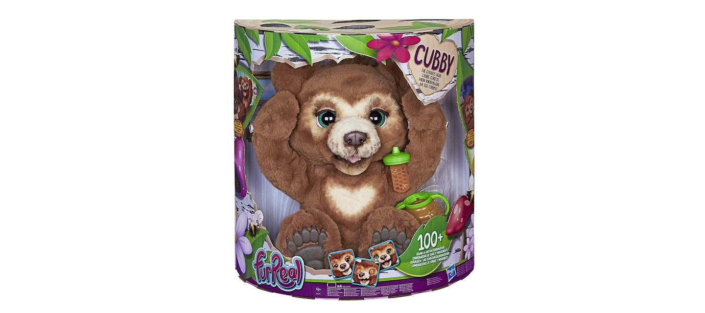 Fur Real Friends Cubby The Curious Bear Interactive Plush Toy, Ages 4 and Up