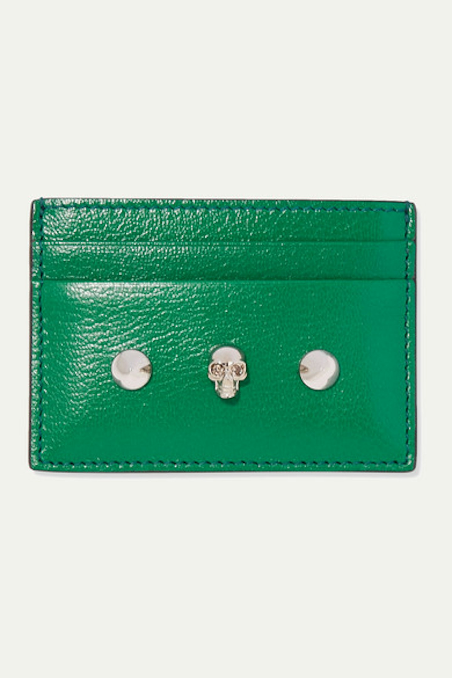 Alexander McQueen, Embellished Leather Cardholder, £170