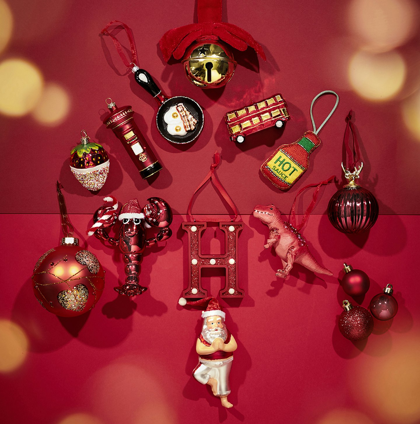 Christmas baubles and Christmas decorations