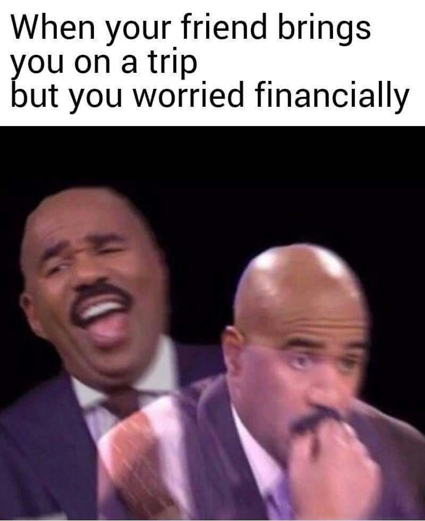 Conflicted Steve Harvey