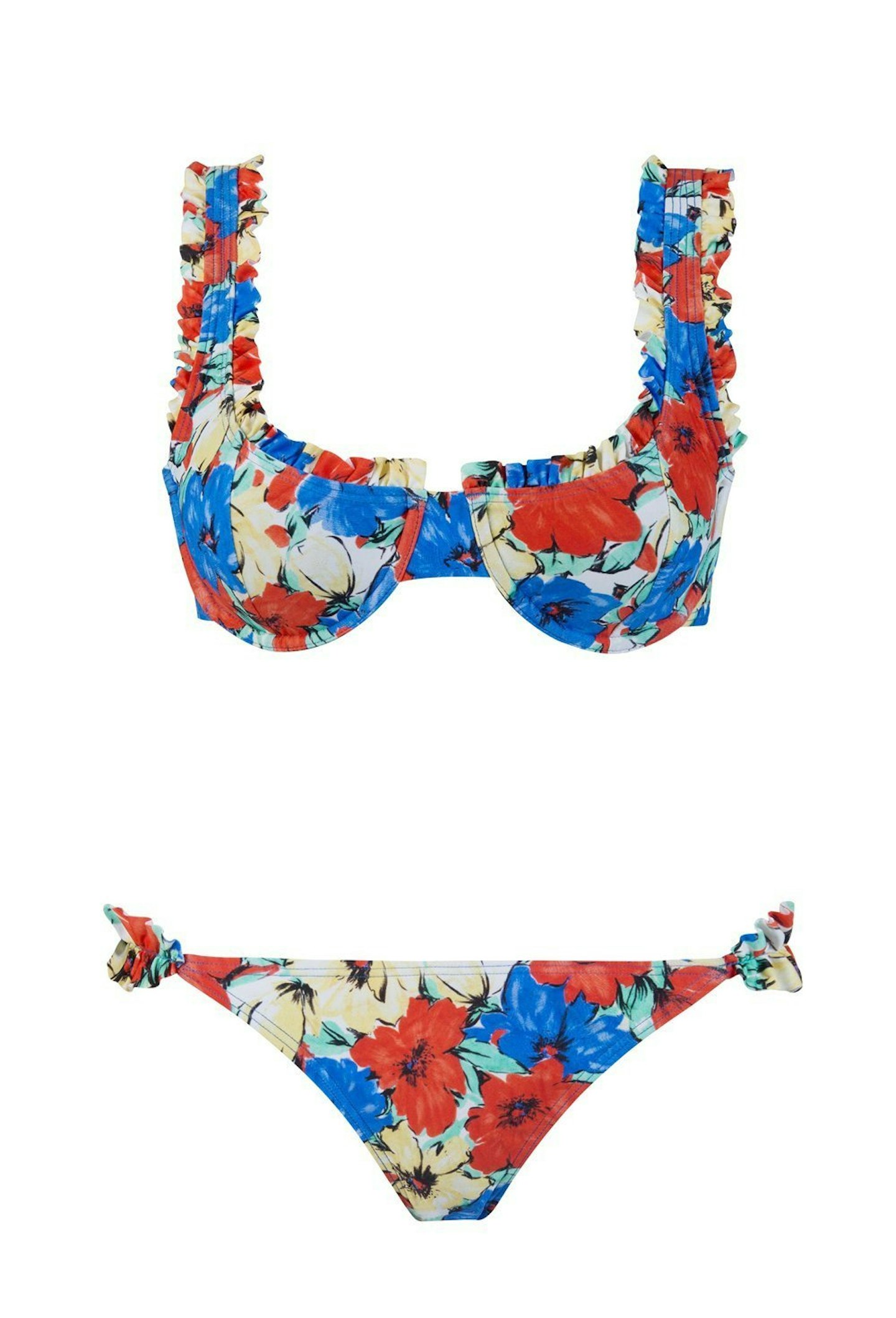 Rixo, Jessica Underwired Floral Bikini, £85