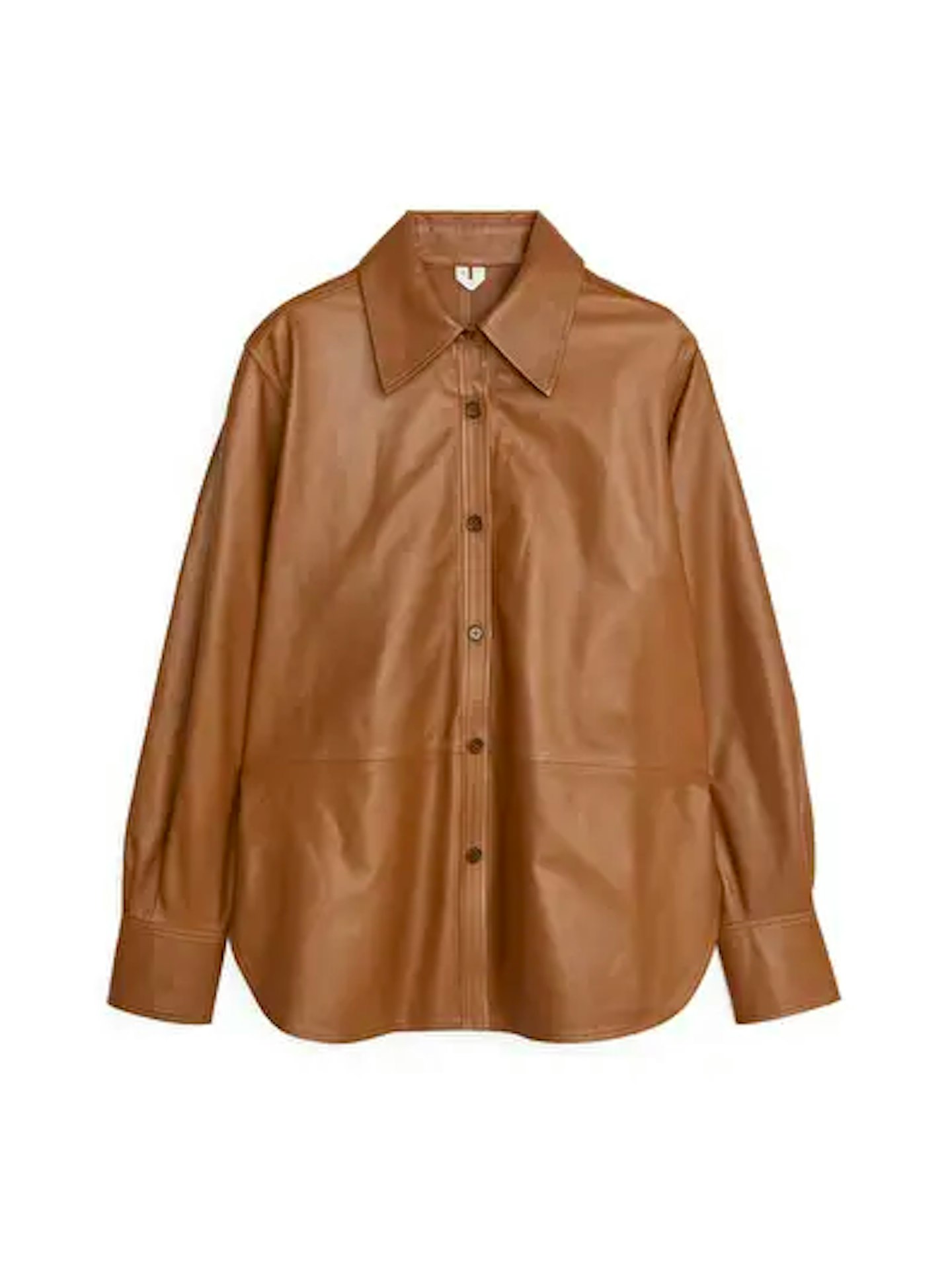Arket, Leather Shirt, £225