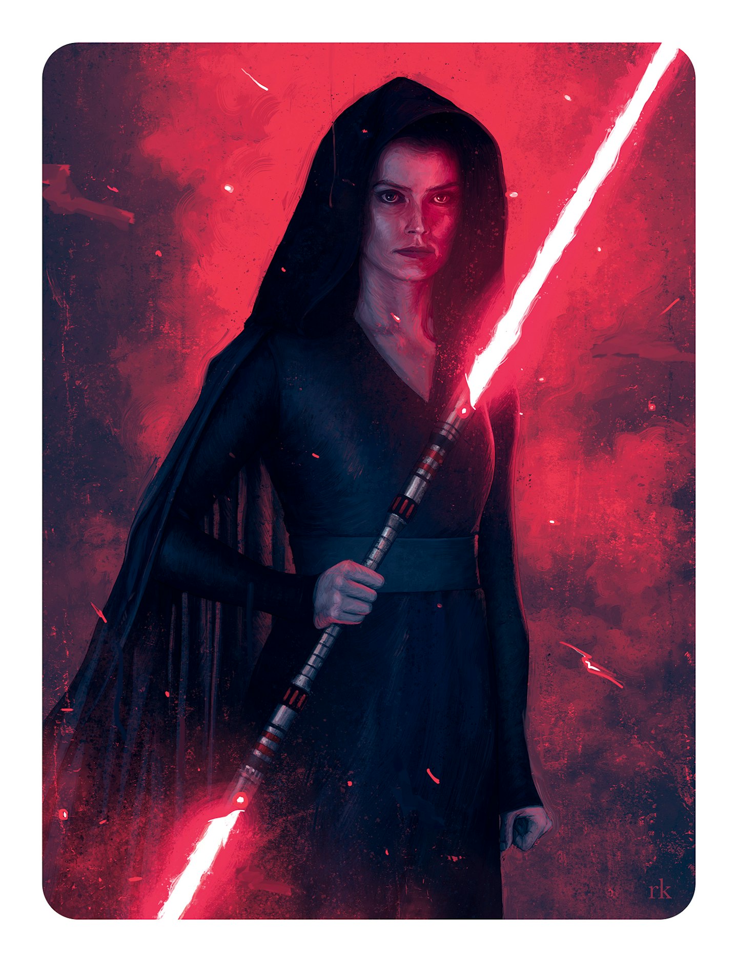 Empire – January 2020 – Star Wars The Rise Of Skywalker Dark Rey Art Card