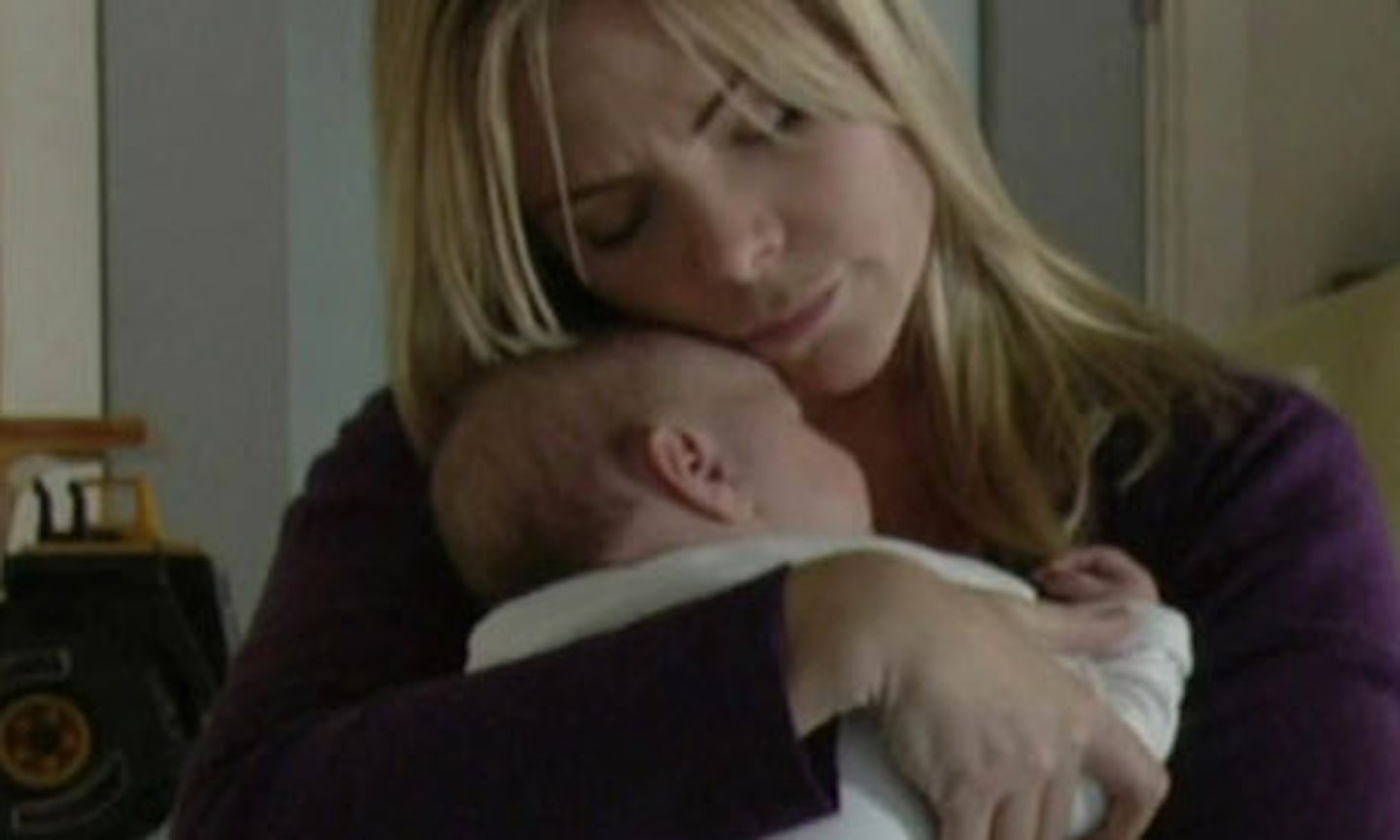 EastEnders: Ronnie Mitchell and Kat Slater baby swap