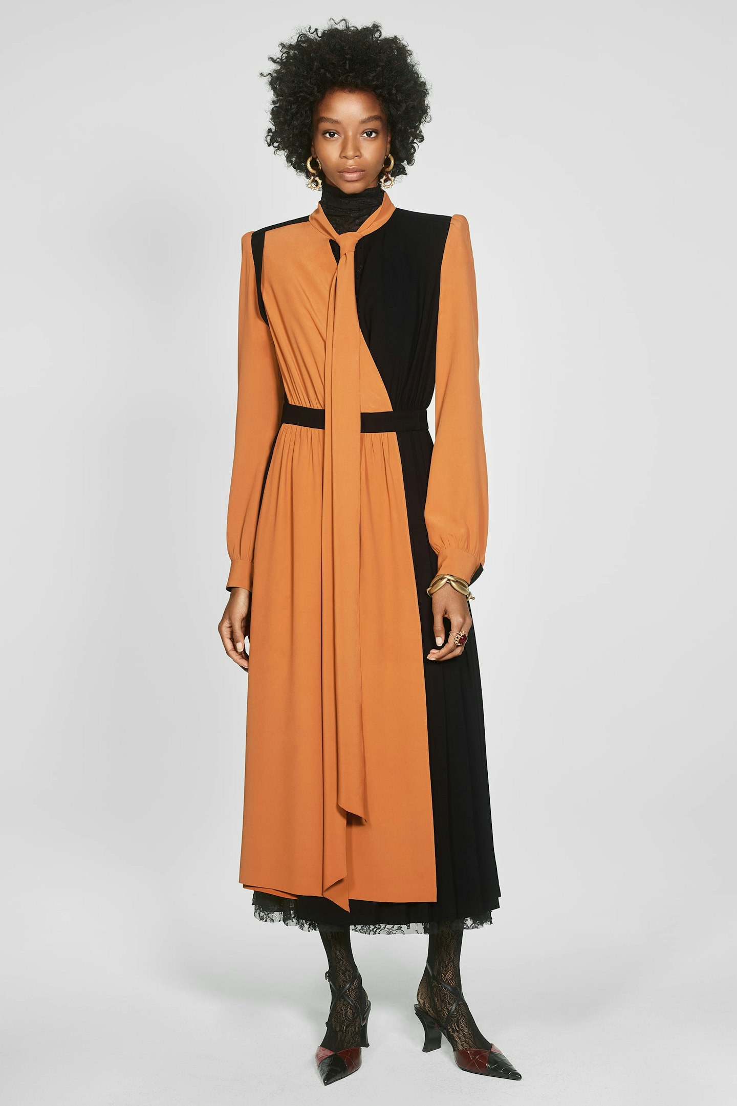 Zara Combined Maxi Dress