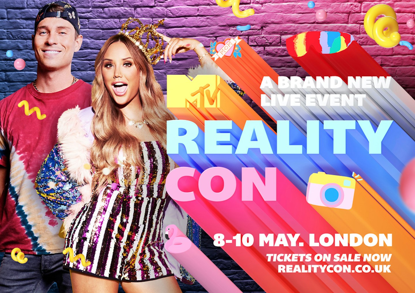 Joey Essex and Charlotte Crosby announce MTV's Reality Con London
