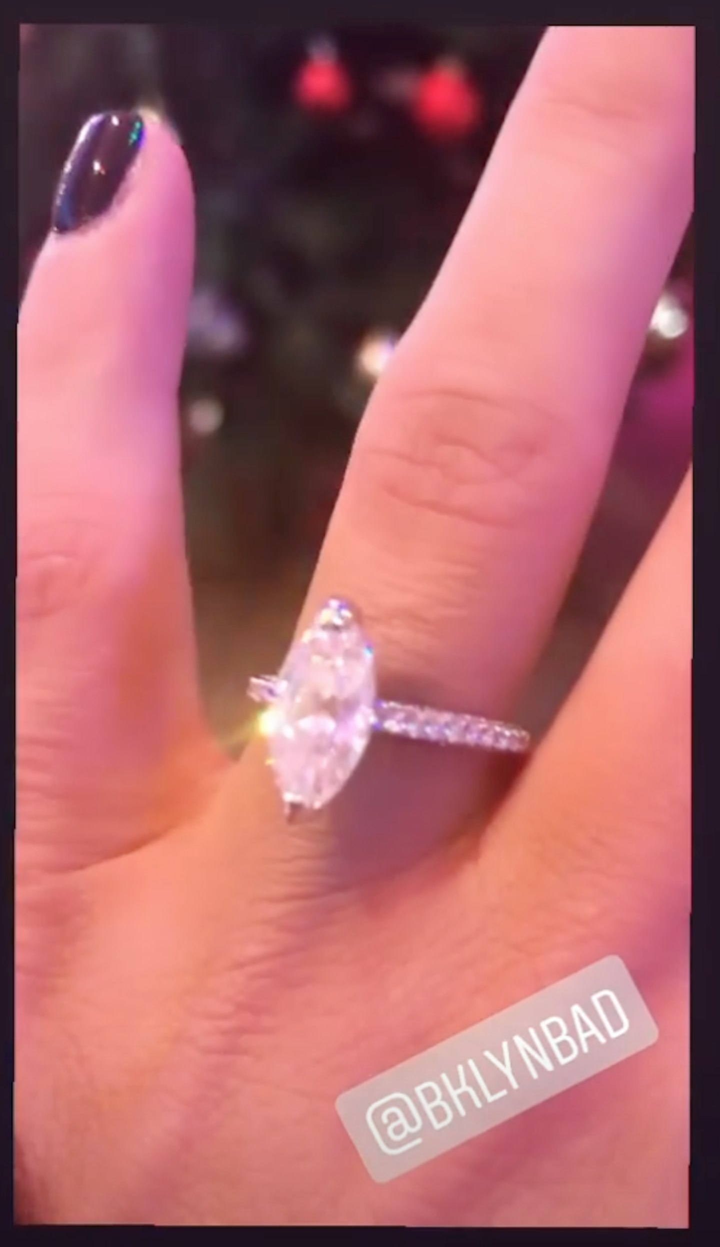 Roxanne Pallett engagement ring