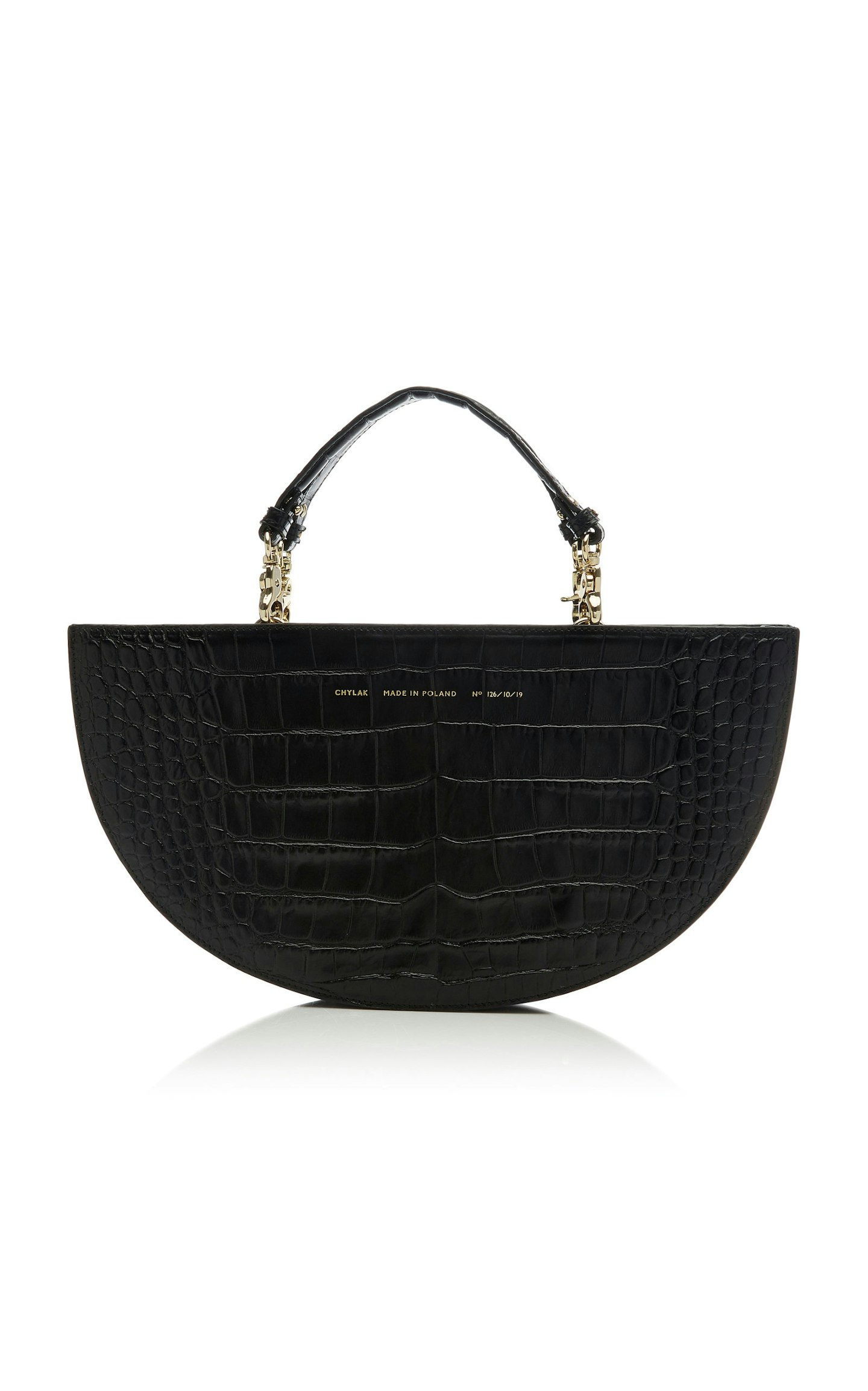 Chylak, Croc-Effect Leather Shoulder Bag, £378