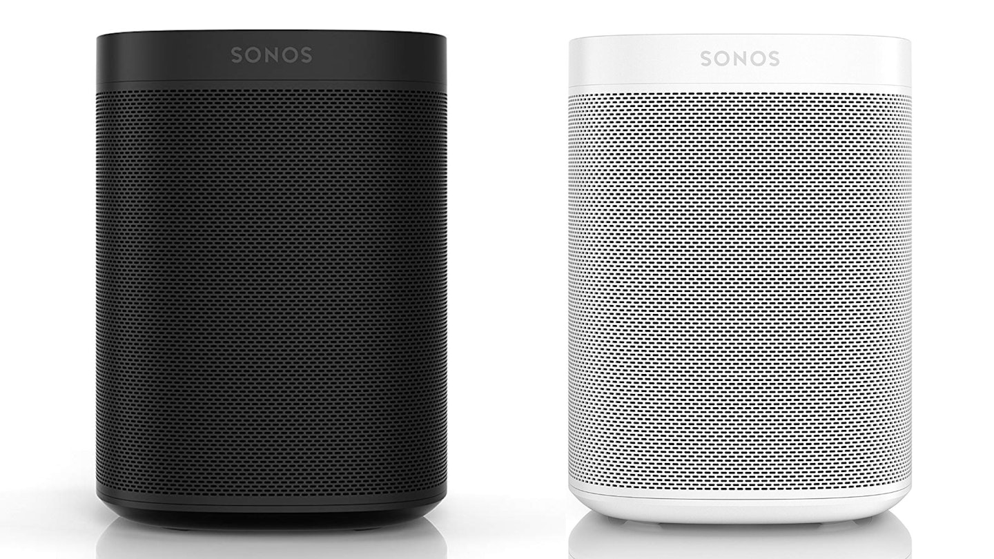 Sonos One in Black and White