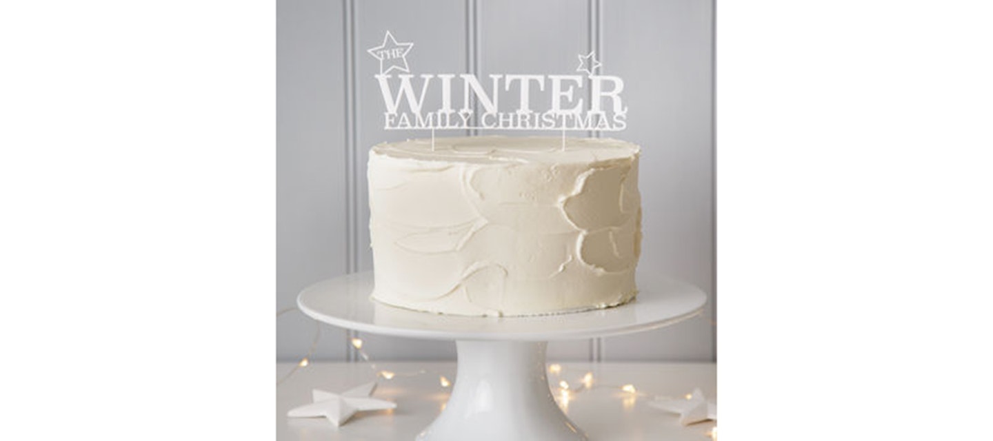 Personalised Star Family Cake Topper, £22.95