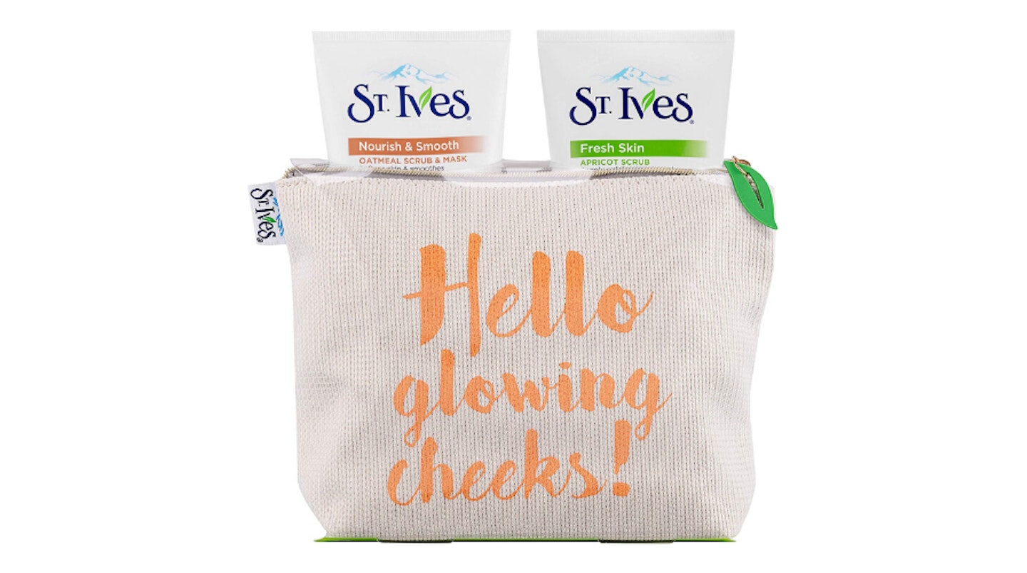 St Ives Hello Cheeks Women's Gift Set with Face Scrub and Face Mask