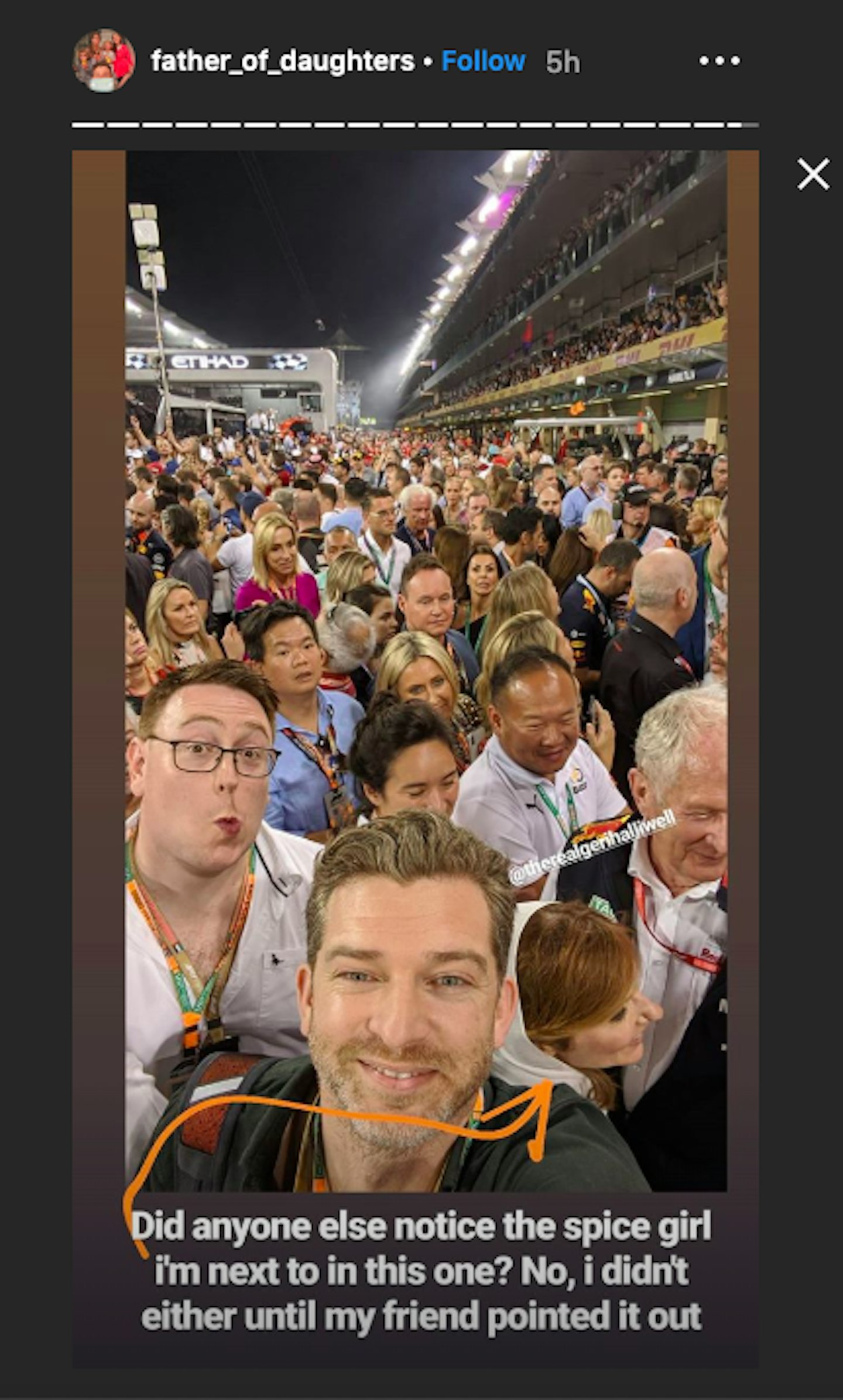 Simon Hooper at the Abu Dhabi Grand Prix