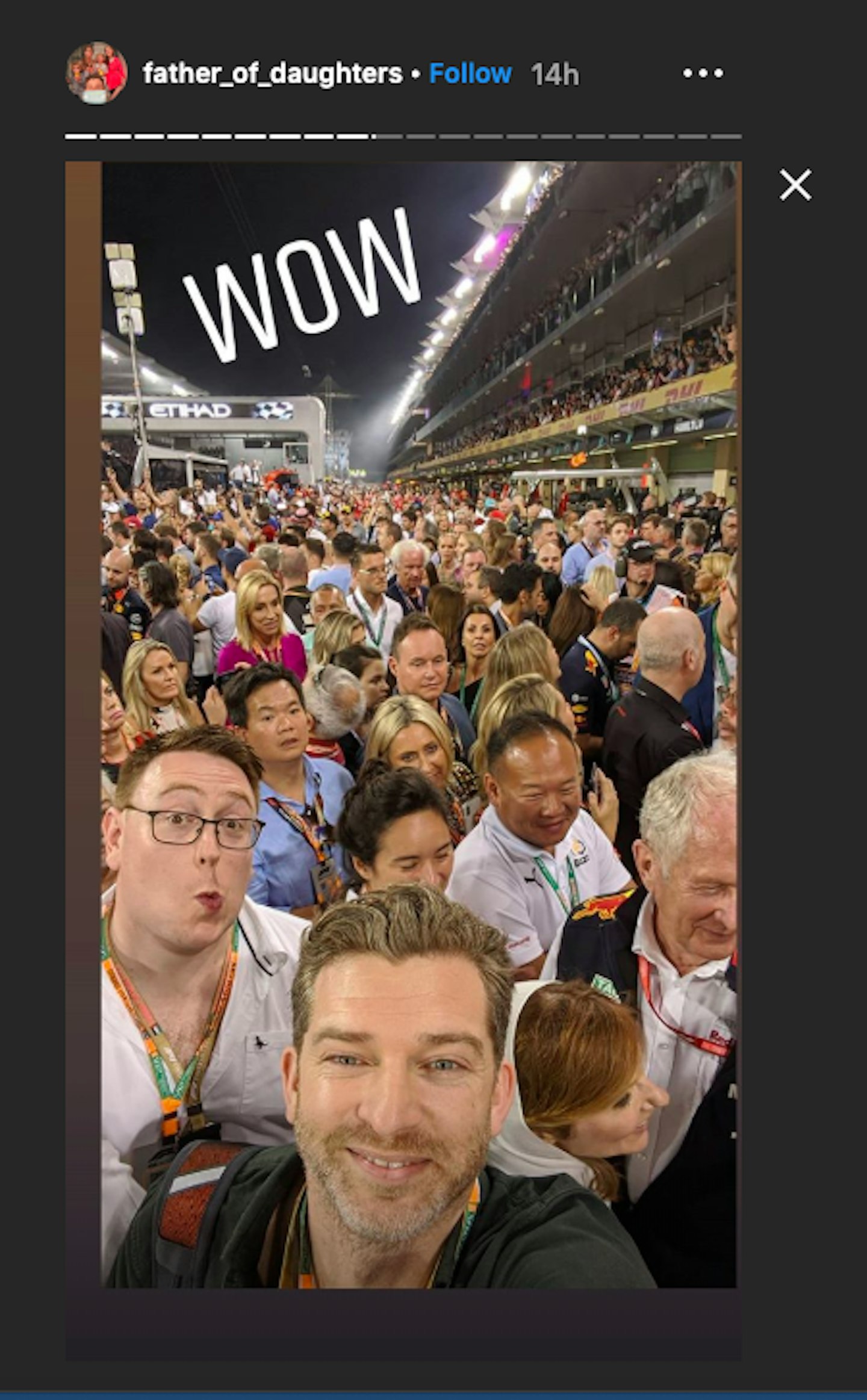 Simon Hooper at the Abu Dhabi Grand Prix