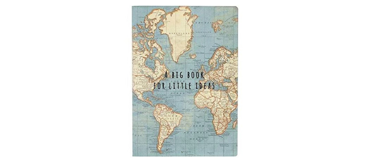 Vintage Map Big Ideas Pocket Notebook, 2