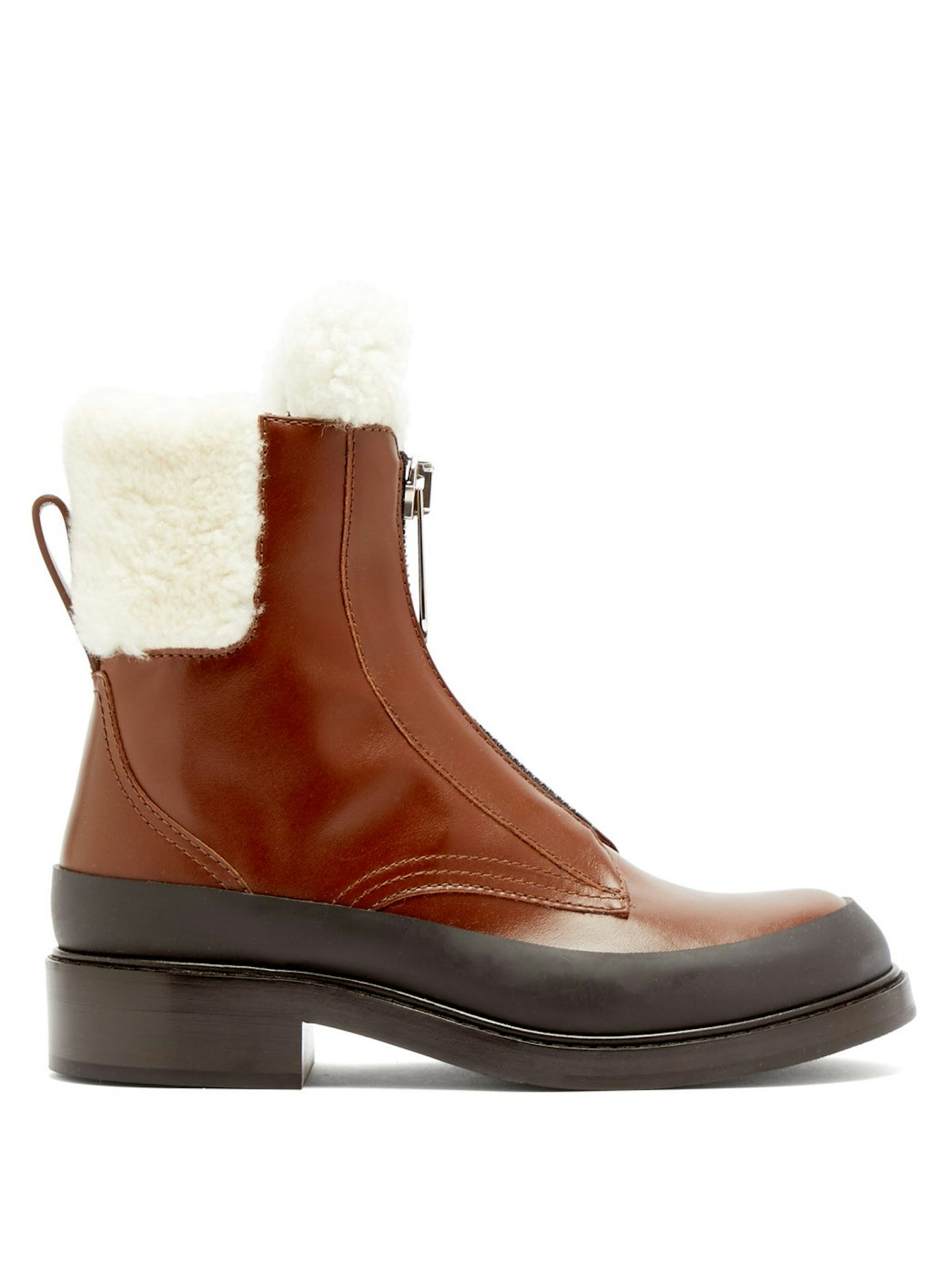 Chloe, Roy Shearling-lined Leather Boots, £885
