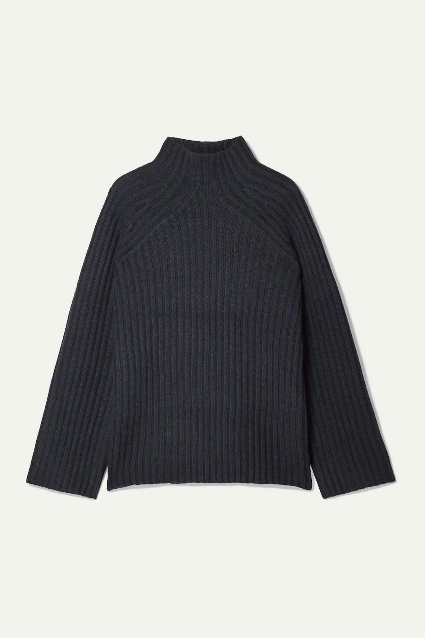 By Malene Birger, Oversized Ribbed Wool-blend Turtleneck Sweater, £230