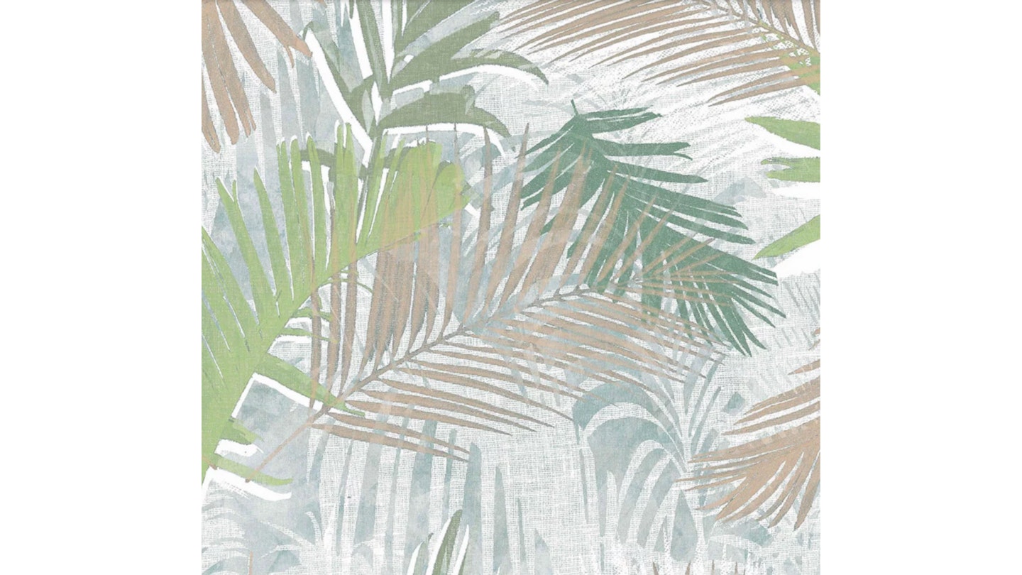 Graham & Brown Boutique Wallpaper Jungle Glam White, Gold and Green, £15