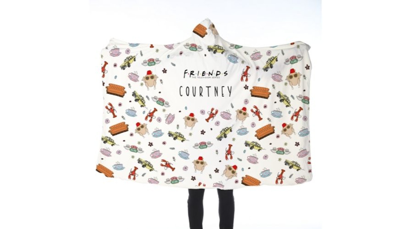FRIENDSu2122 Adult Hooded Blanket - Pattern