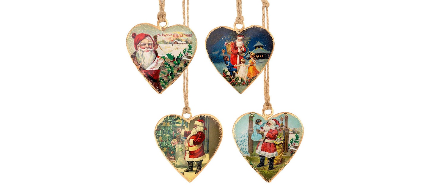 Victorian Father Christmas Tree Decorations, £9.95, Amazon