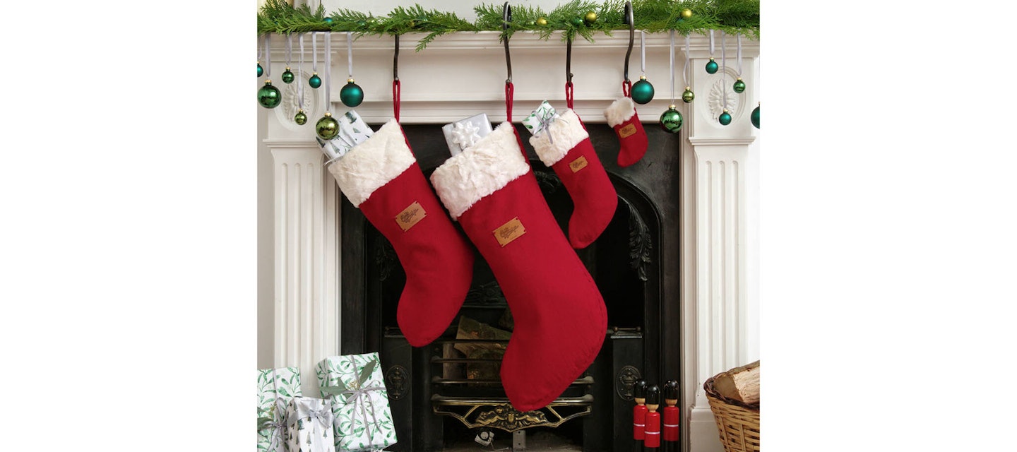 Personalised Christmas Stockings, £23, Not on the High Street