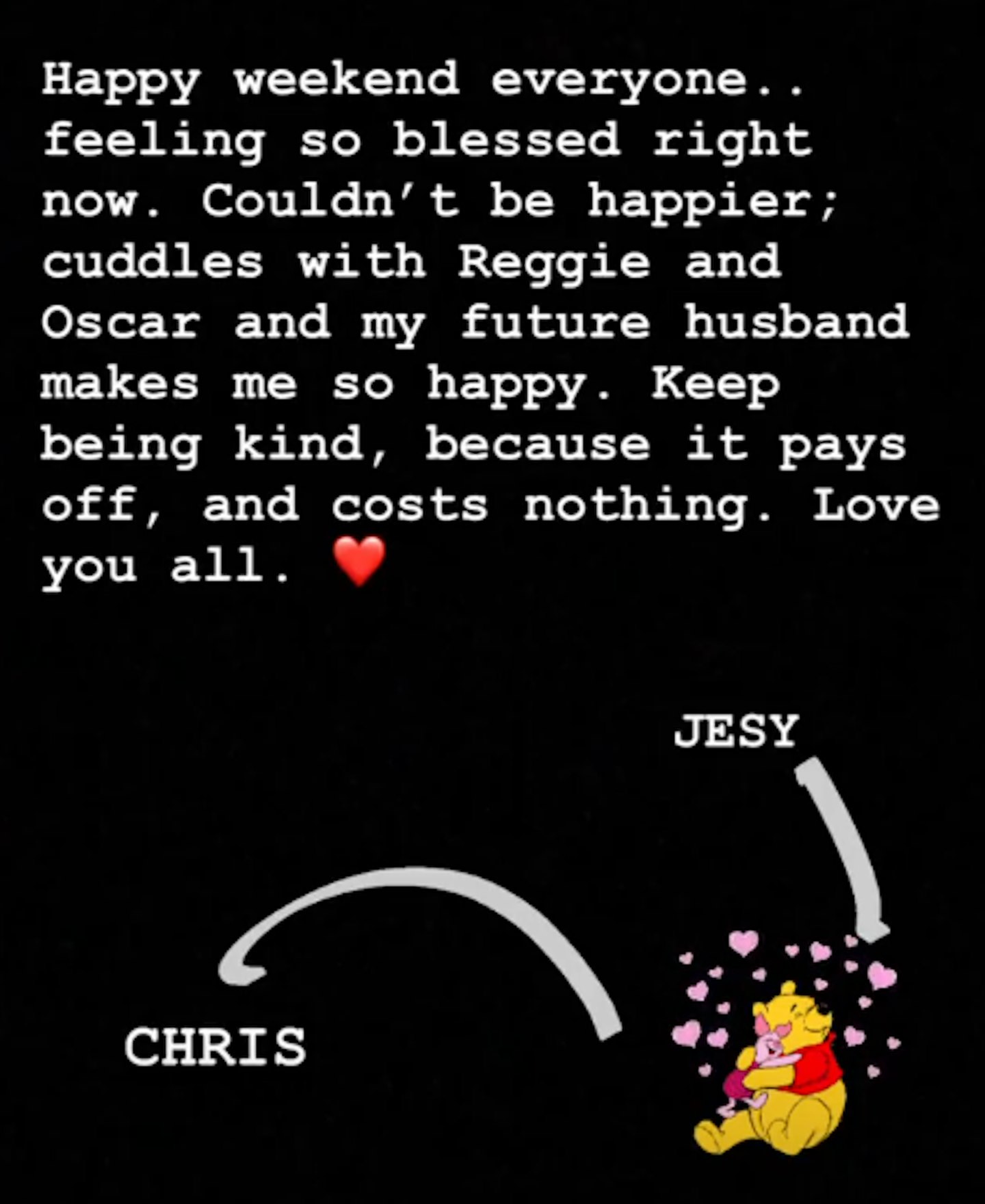 Jesy Nelson Instagram Story