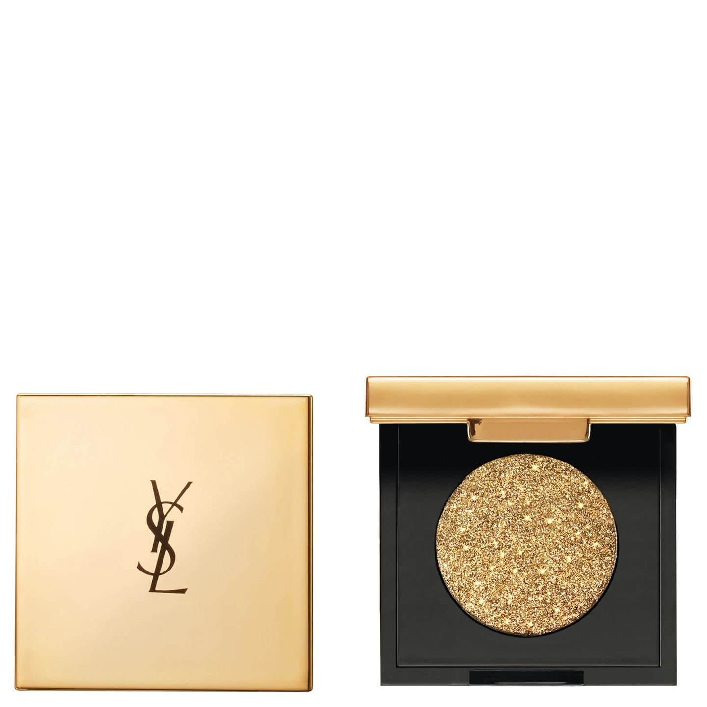 Look 5: Why Not Try - Yves Saint Laurent Sequin Crush Mono Glitter Shot Eyeshadow in Legendary Gold, £26