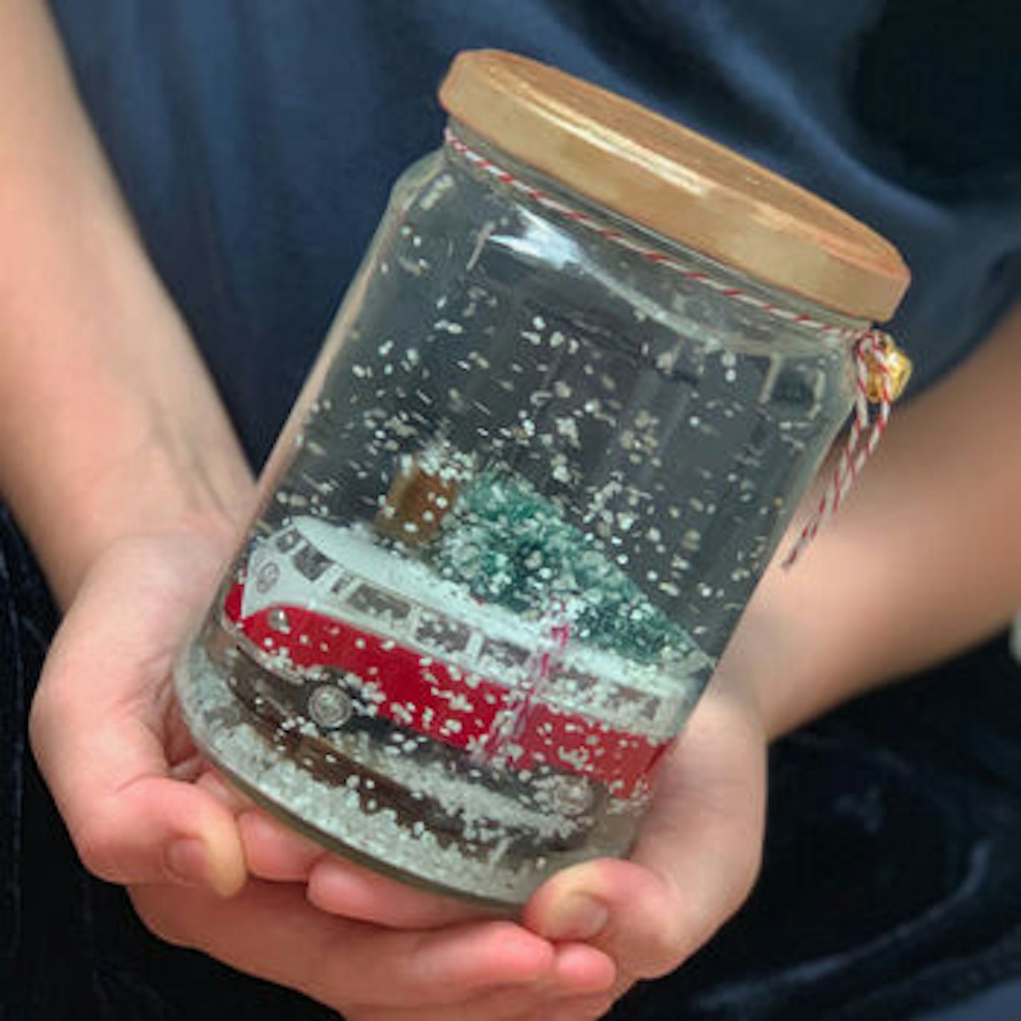 homemade snow globe