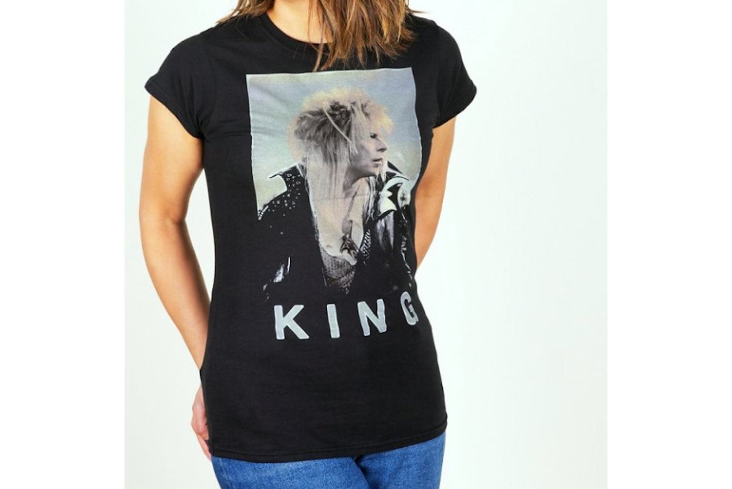Women's Labyrinth Jareth The Goblin King Bowie Fitted T-Shirt, £19.99