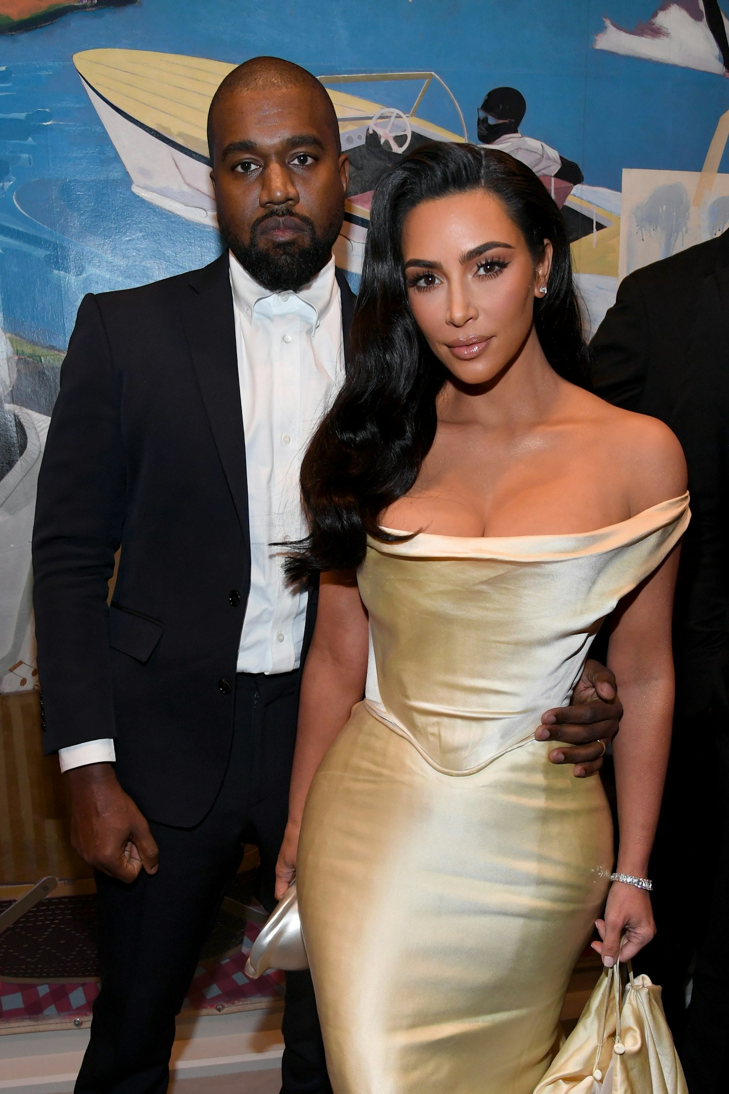 Kanye West and Kim Kardashian West