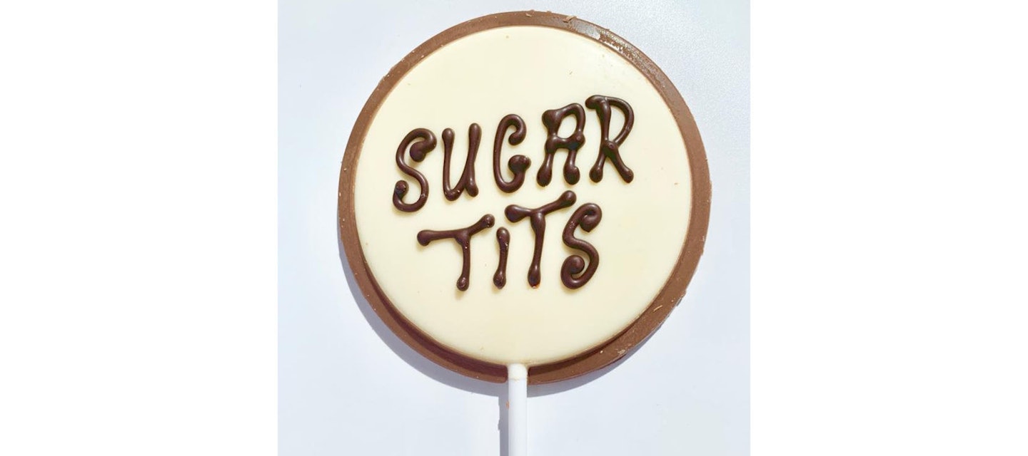 Sugar Tits Chocolate Lollipop, £2.25