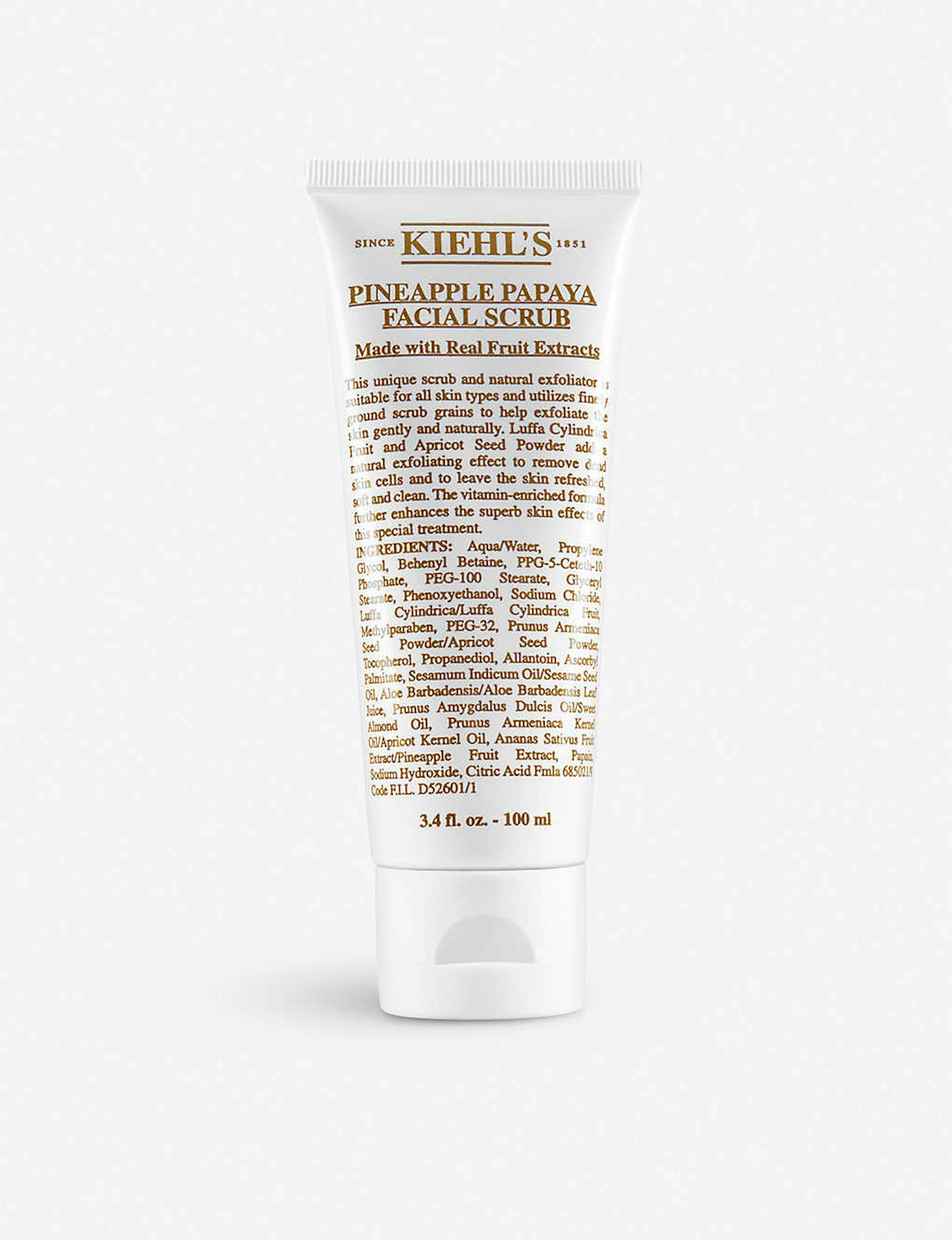 KIEHL'S, Pineapple papaya facial scrub