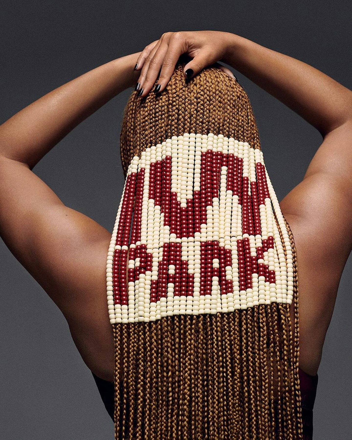 Beyoncu00e9's Ivy Park-emblazoned Braids