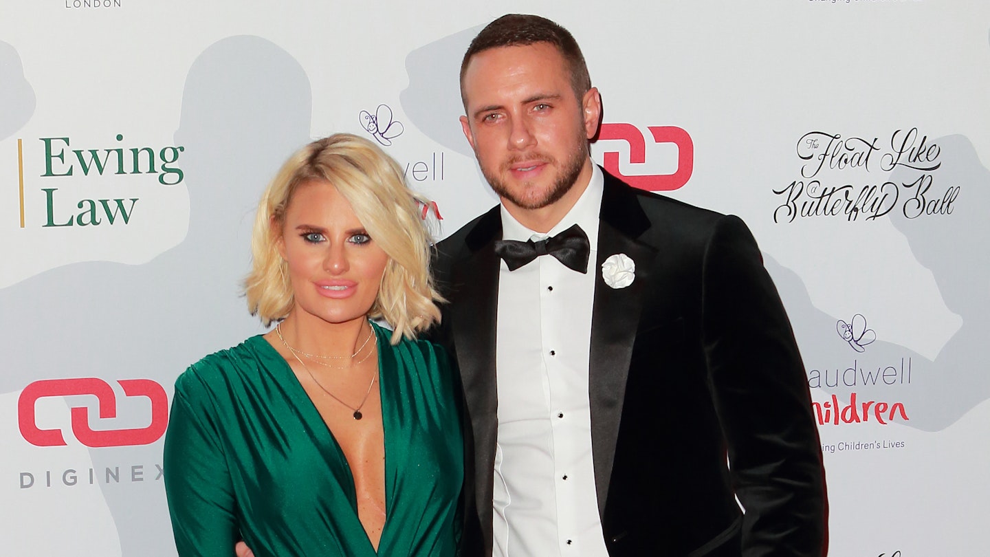 Danielle Armstrong with her boyfriend, Tom