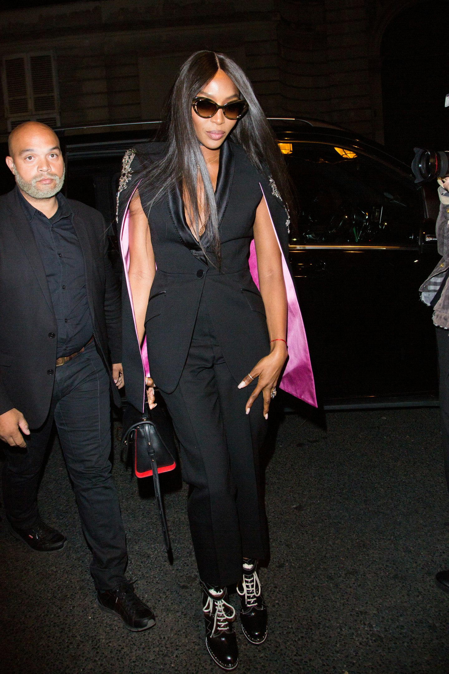 Naomi Campbell with The Story bag