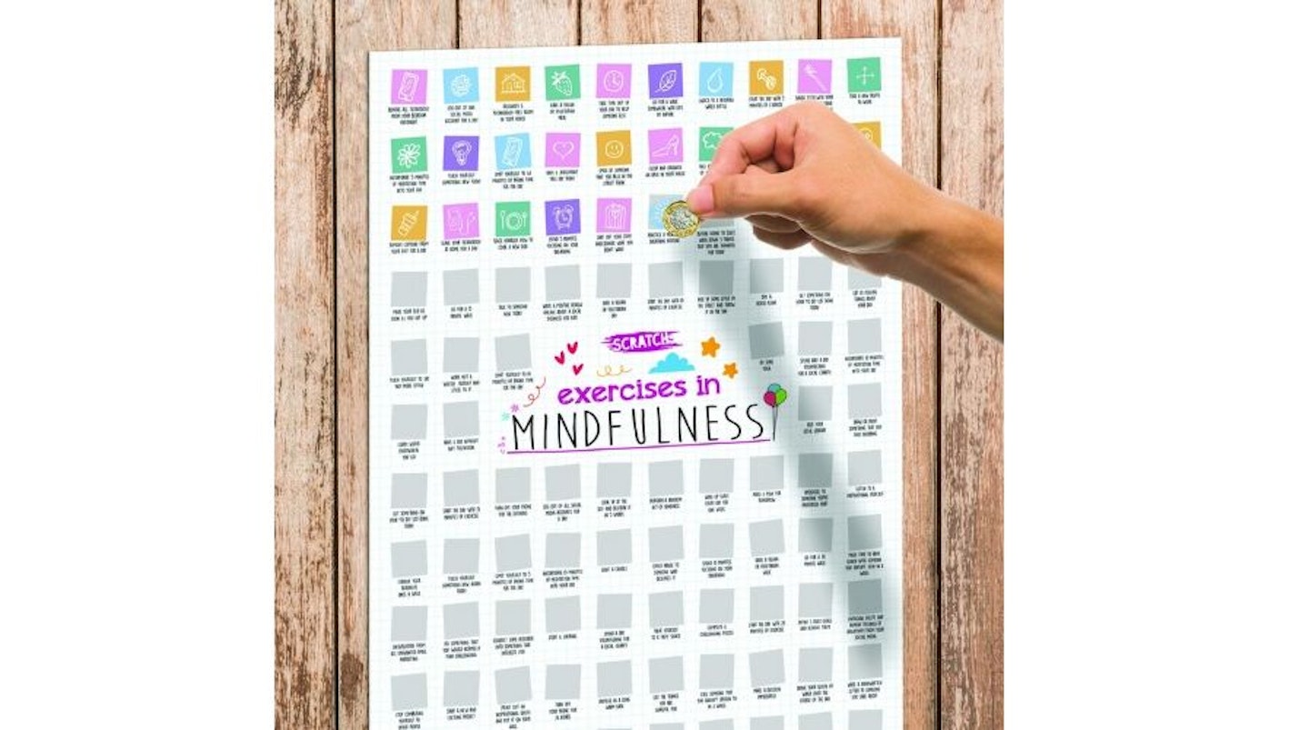 The Gift Experience Scratch Poster - 100 Exercises in Mindfulness