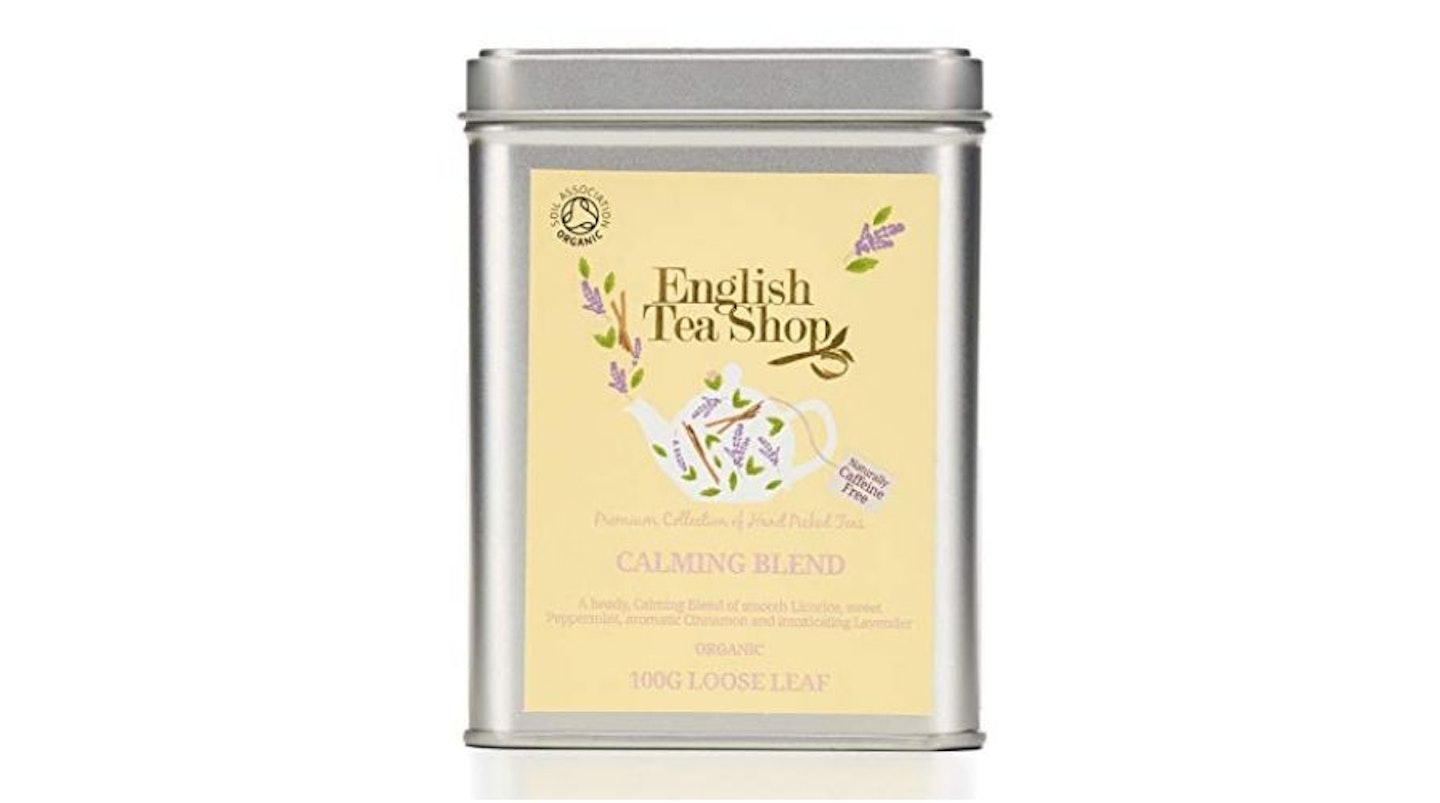 English Tea Shop Organic Calming Blend - 100g Loose leaf tea in a Tin