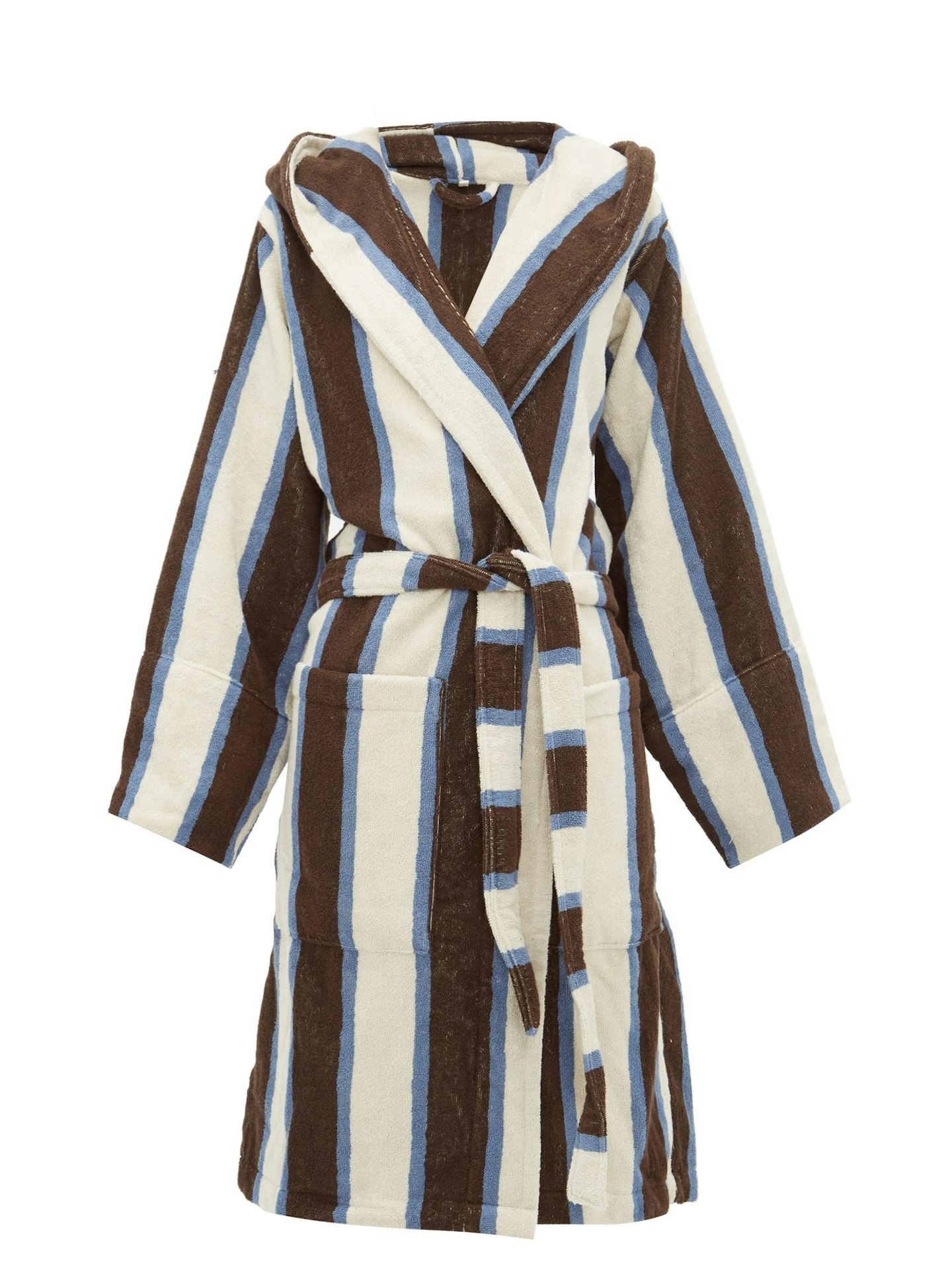 Tekla, Organic cotton-terry hooded robe, £165