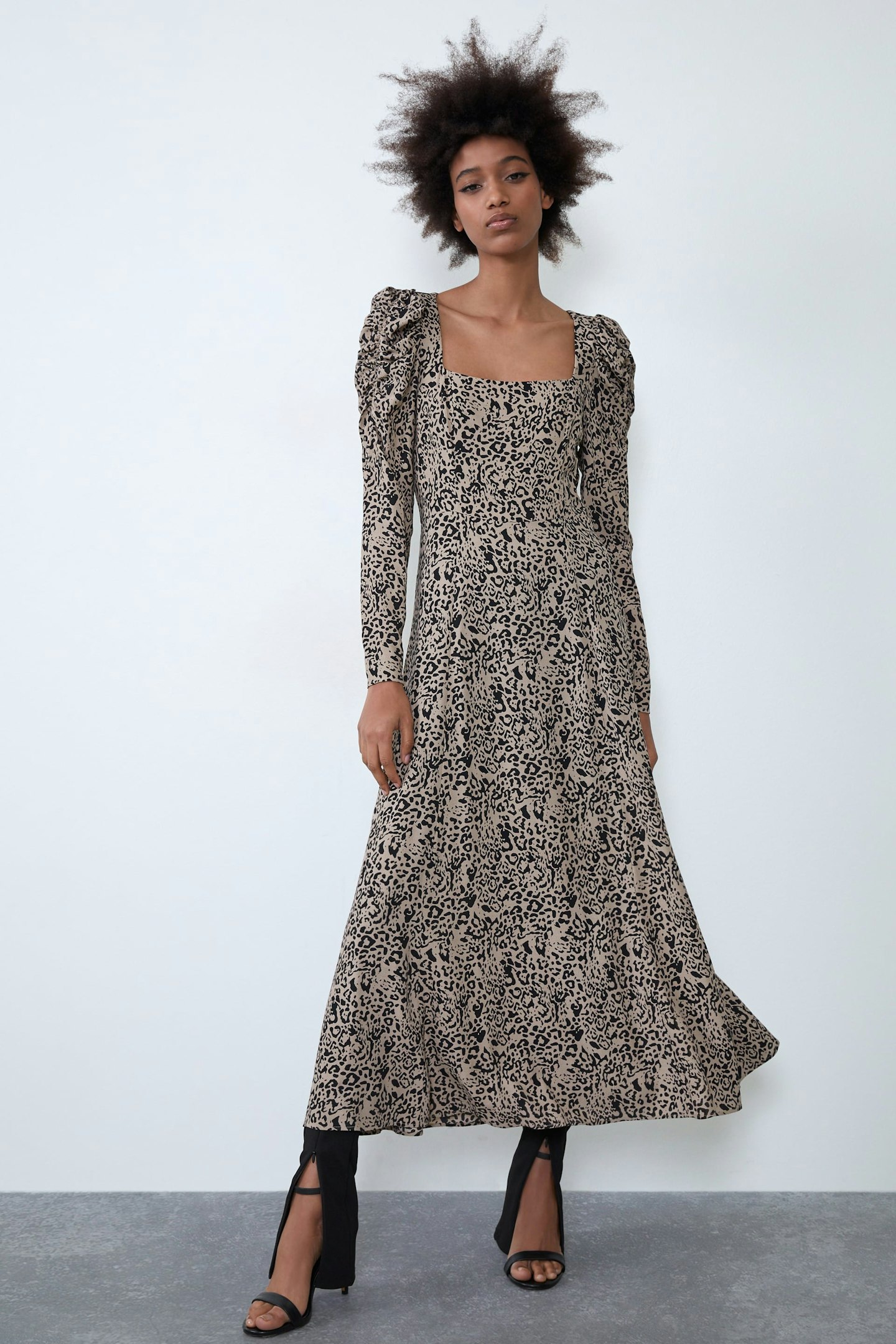 Zara, Animal Print Dress, £49.99