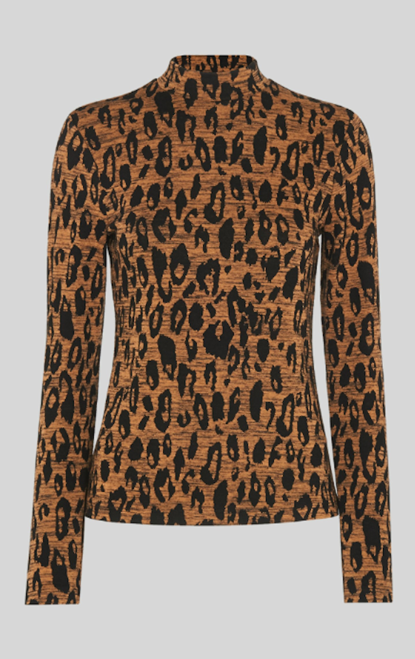 Whistles, Leopard print high neck top, £59