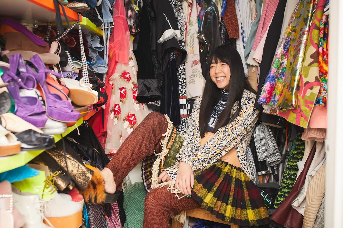 Susie Lau in her wardrobe