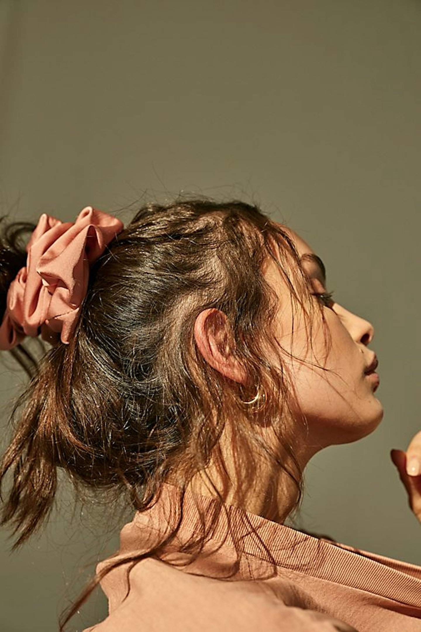 Free People Super Scrunchie in Blush, £10