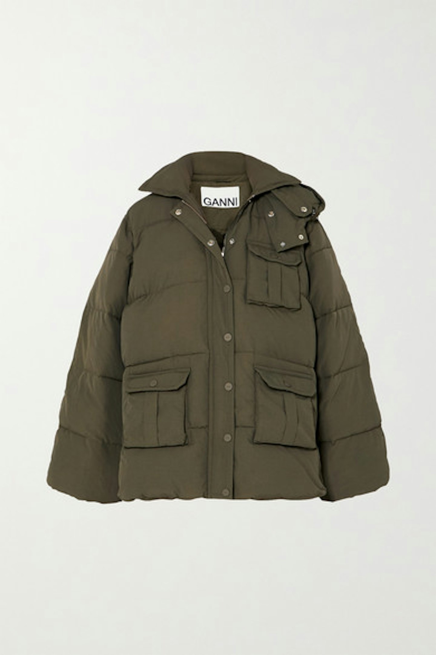 Ganni, Oversized Hooded Jacket, £350