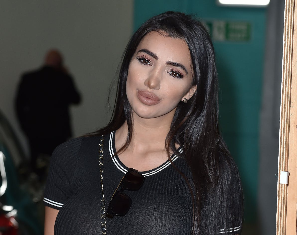 Chloe Khan flashes her knickers in New Year Instagram post