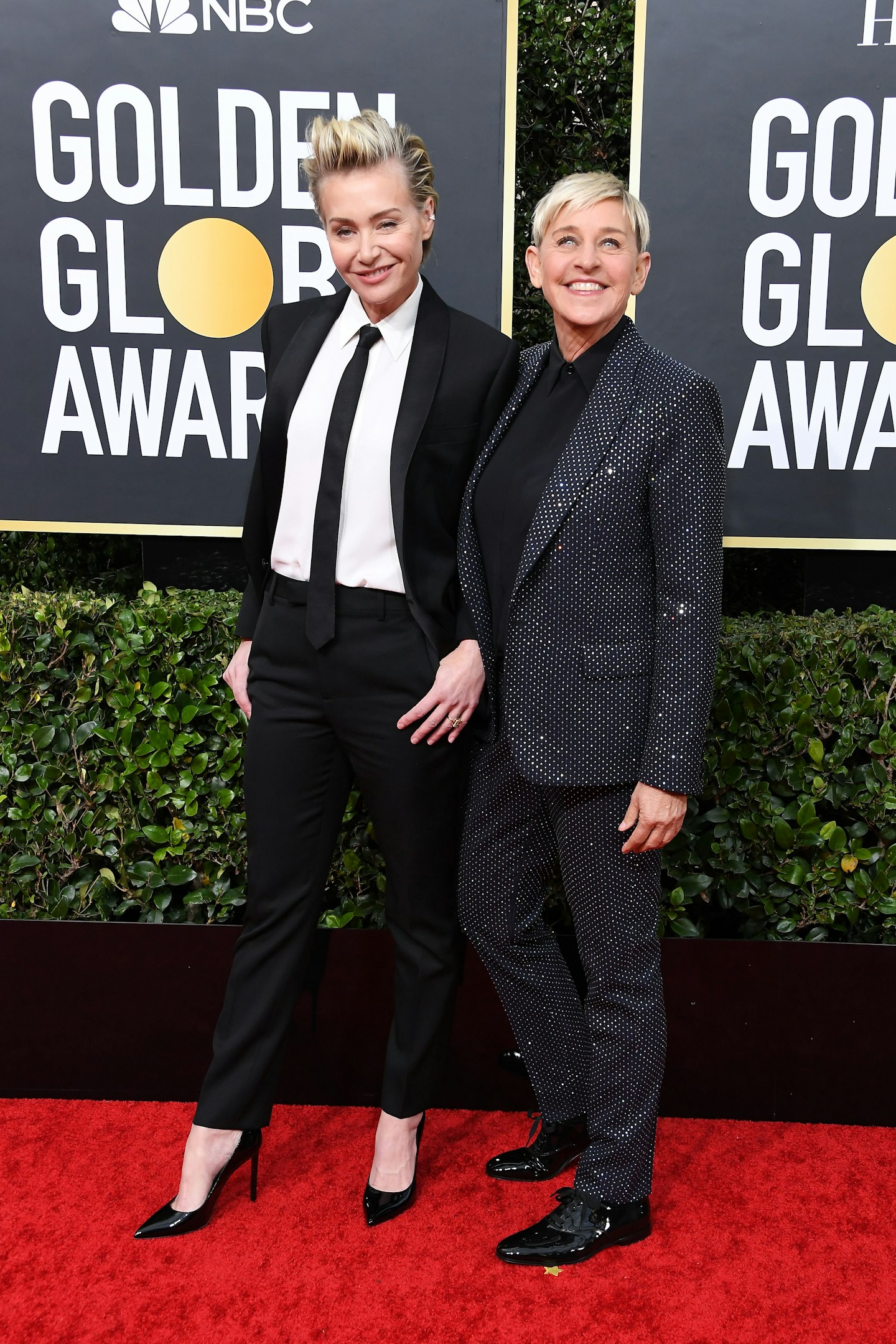 Portia de Rossi and Ellen DeGeneres