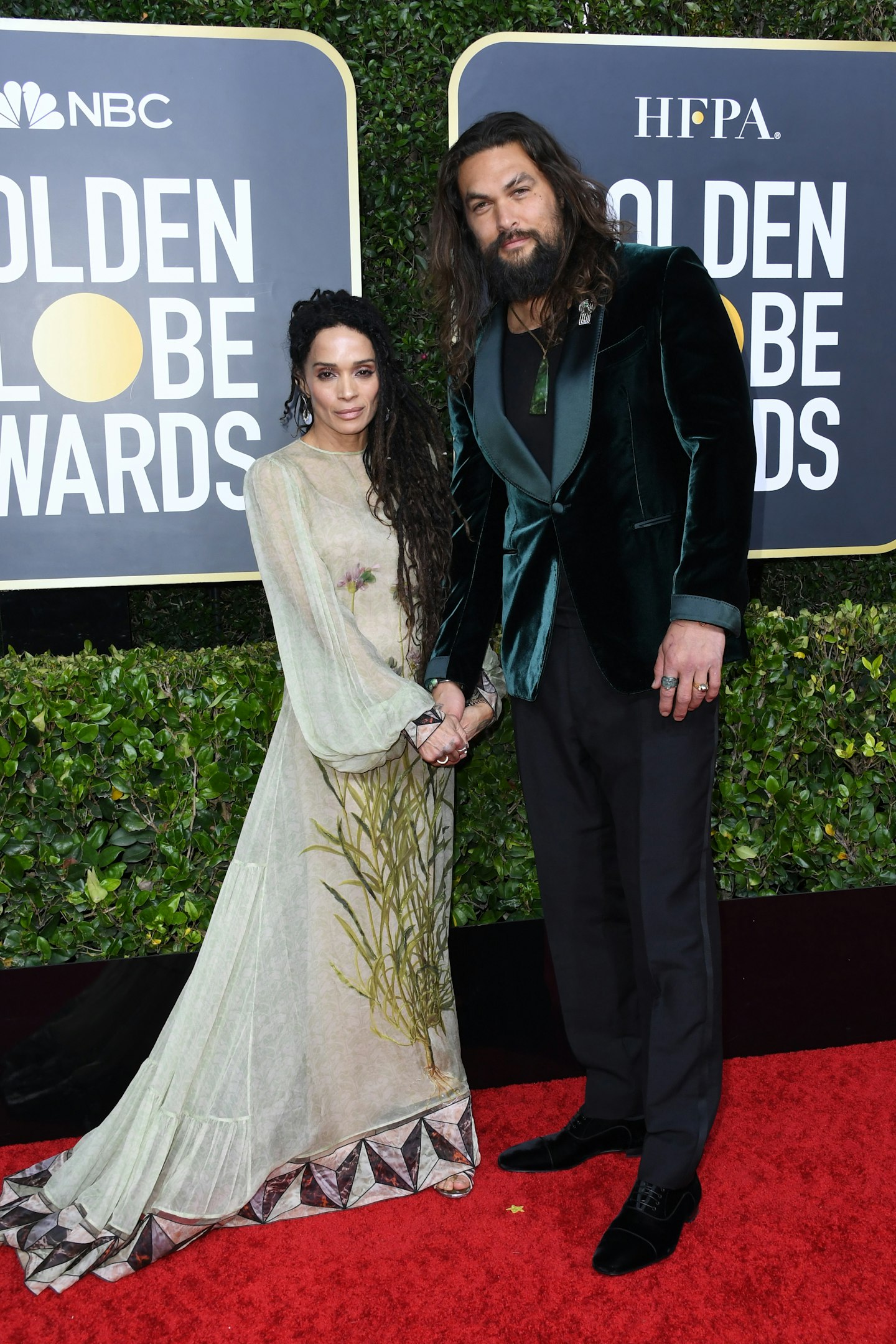 Lisa Bonet and Jason Momoa