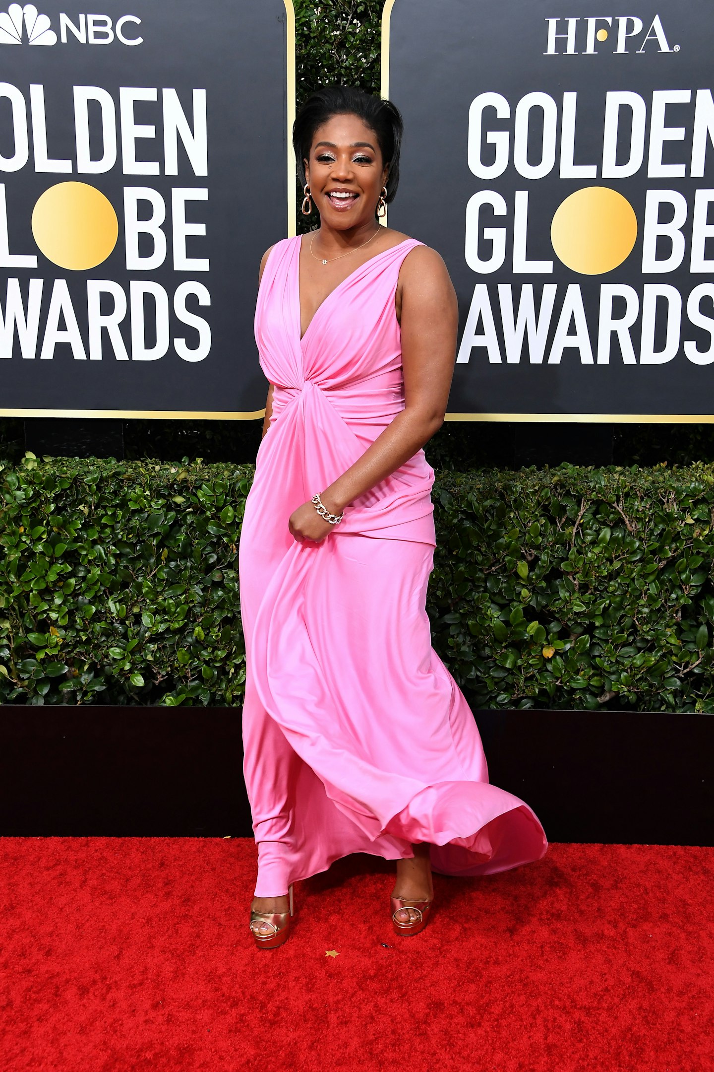 Tiffany Haddish wearing a dress by Israeli designer Galia Lahav