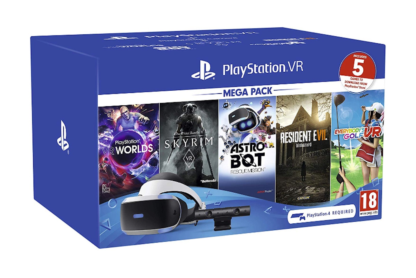  Playstation VR Bundle Five Game Pack : Video Games