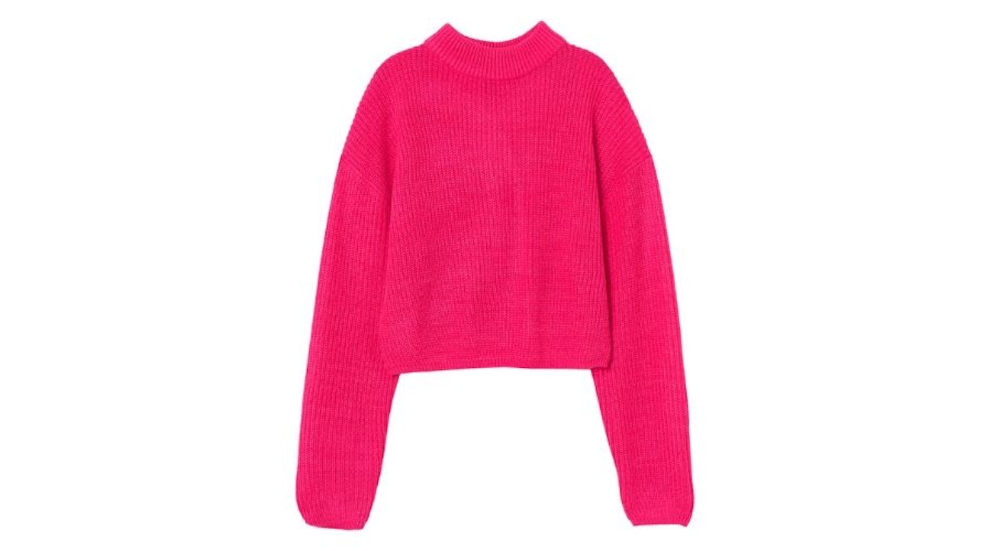 Knitted turtleneck jumper