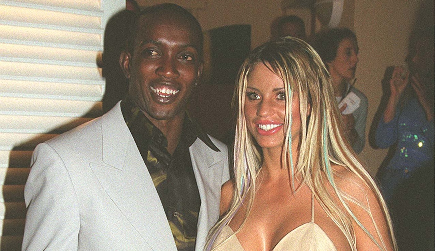 Katie Price and Dwight Yorke